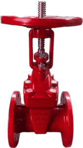 RSV Gate Valve - Rising Spindle SANS665 - Red